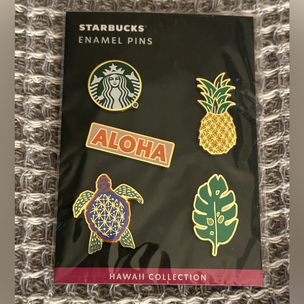 STARBUCKS- Hawaii collection enamel pins